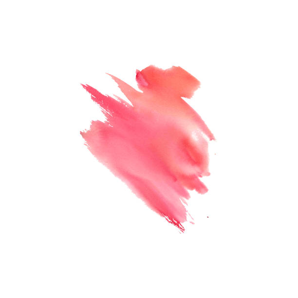 A watercolor spot of red color. Illustration on a white background. A smear of paint. Background for the composition. A watercolor spot of red color. Illustration on a white background. A smear of paint. Background for the composition divorce-drawings stock illustrations