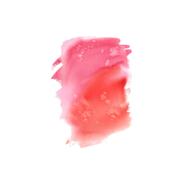 A watercolor spot of red color. Illustration on a white background. A smear of paint. Background for the composition. A watercolor spot of red color. Illustration on a white background. A smear of paint. Background for the composition divorce-drawings stock illustrations