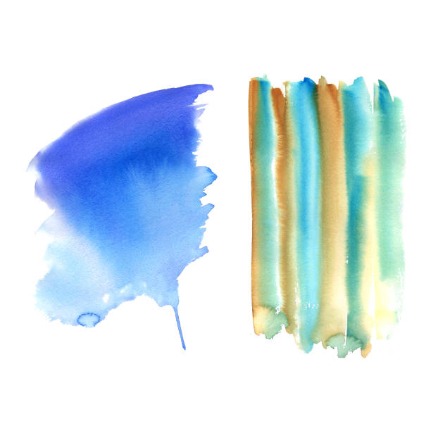 A set of spots. Watercolor illustration. Multicolored brushstrokes. Juicy splashes. A set of spots. Watercolor illustration. Multicolored brushstrokes. Juicy splashes divorce-drawings stock illustrations