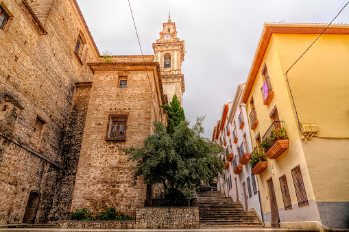 Oliva Spain old town, Valencian Community, south of Gandia.