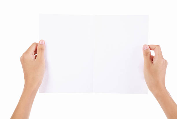 istock Hand Holding Blank Paper-XXXL 174261754