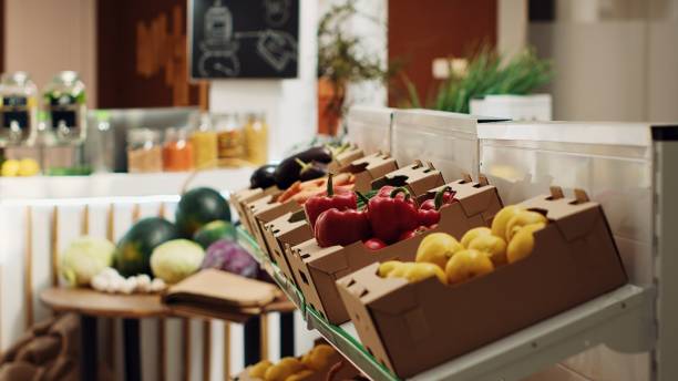 istock Low carbon footprint local supermarket 1742652975