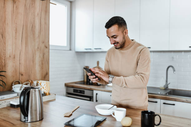 istock Male Displaying Confidence Before Starting To Cook In Kitchen 1742671284