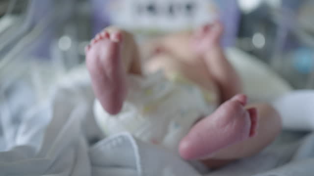 Baby newborn recovery in hospital after birth
