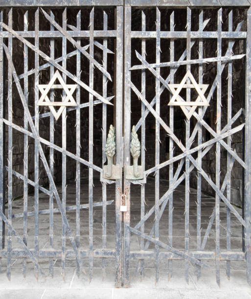 istock Fence before a Jewish Church 174267490
