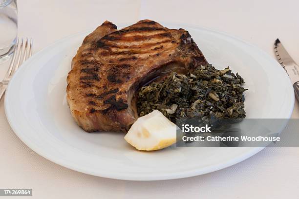 Grilled Veal Rib Chop Stock Photo - Download Image Now - Animal Bone, Braised, Color Image