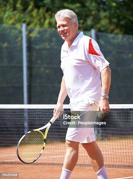 Tennis War Seine Lieblingsuhr Letzten Zeit Stockfoto und mehr Bilder von Aktiver Lebensstil - Aktiver Lebensstil, Aktivitäten und Sport, Alt