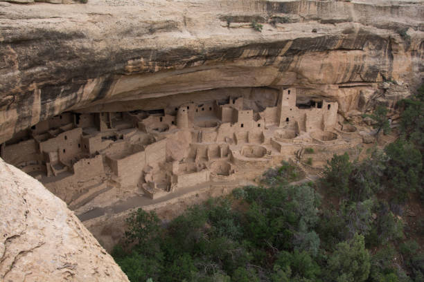 istock Overlooking Cliff Palace in Mesa Verde National Park 1742744124