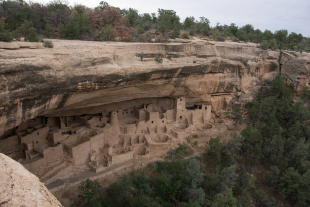 istock Overlooking Cliff Palace in Mesa Verde National Park 1742744142