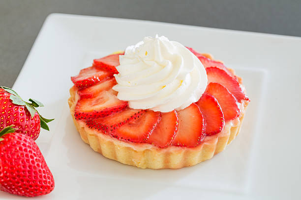 Gourmet Strawberry Cream Tart Pastry