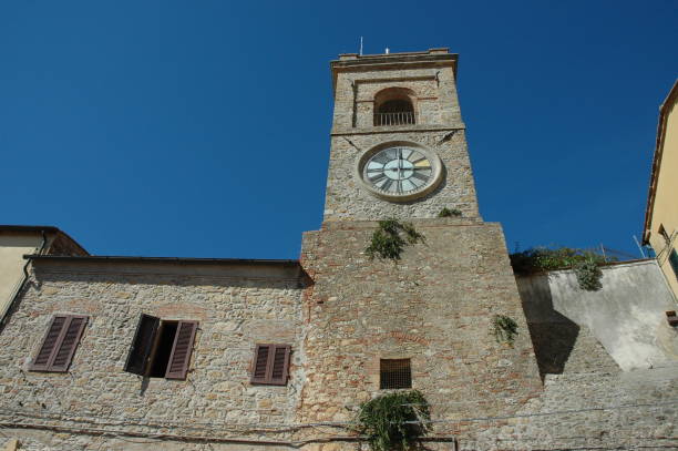 istock Campanile di Montescudaio (Pisa ) 1742752851