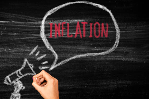 istock Megaphone icon with word inflation 1742758082
