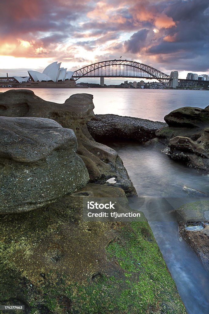 L'Opéra de Sydney et du pont harbour bridge - Photo de Opéra de Sydney libre de droits