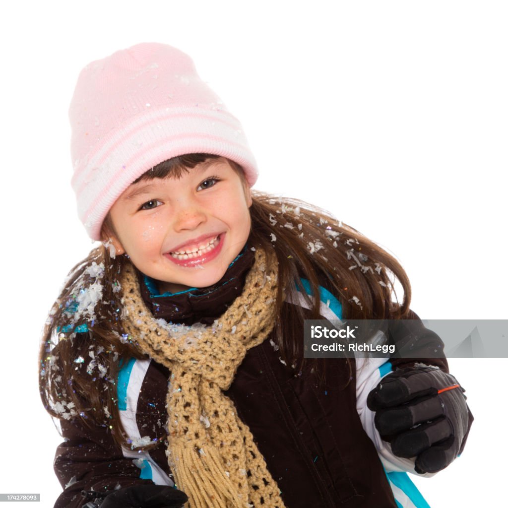 Kleines Mädchen im Winter - Lizenzfrei 4-5 Jahre Stock-Foto