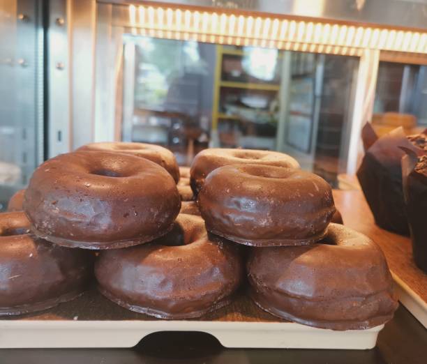 istock Close up of donut bakery 1742782461