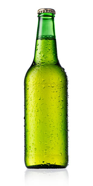 Bottle of beer stock photo