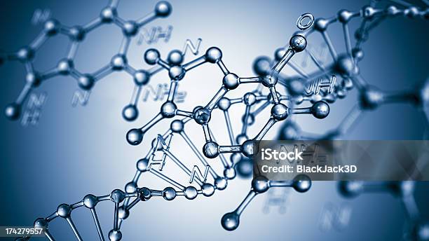 Dna Formula Stock Photo - Download Image Now - Abstract, Atom, Biological Cell