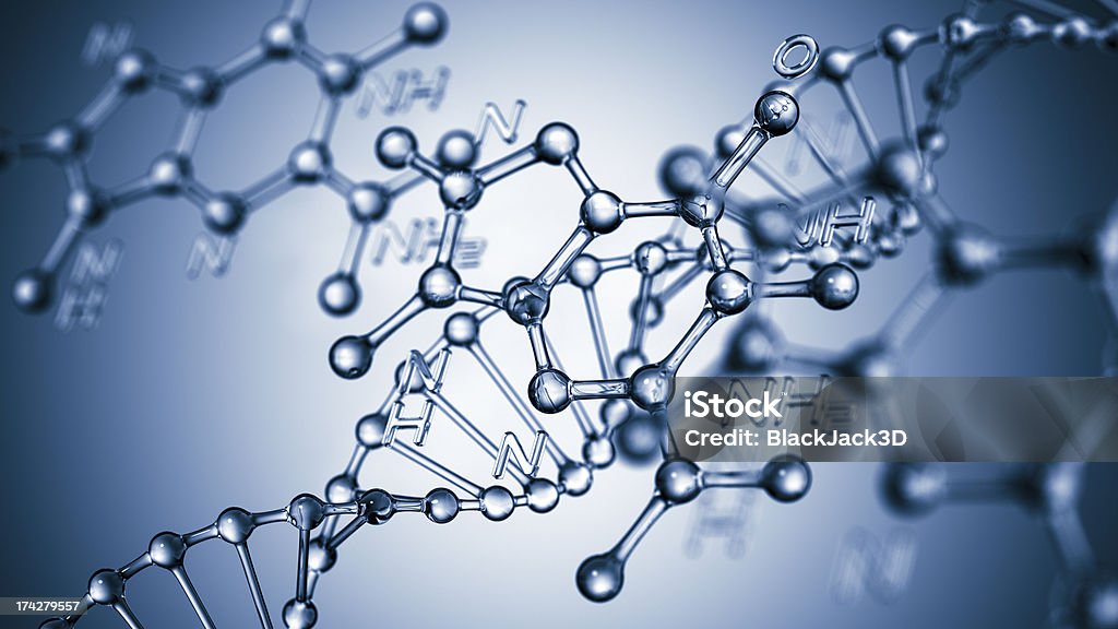 Fórmula de DNA - Foto de stock de Abstrato royalty-free