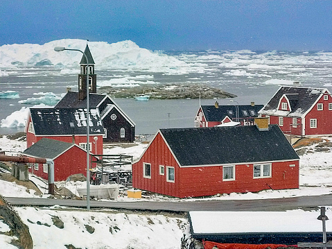istock Ilulissat – the village with famous Eisfjord in snow 1742797960