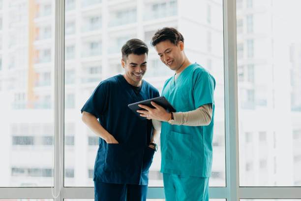 istock Medical professionals using digital tablet in hospital 1742817200