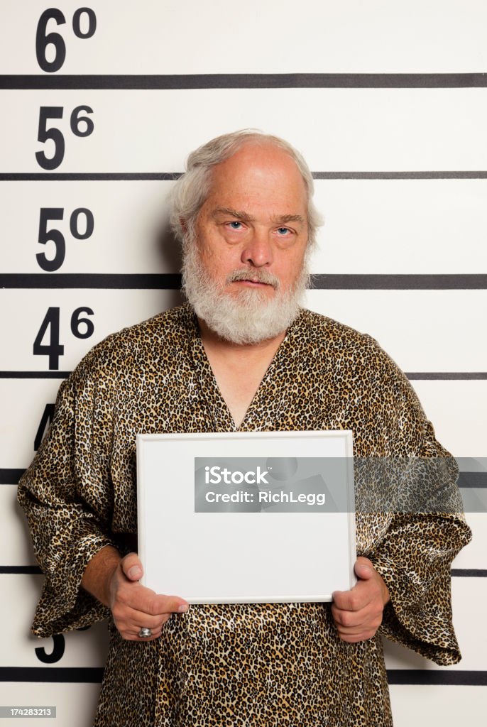 Mugshot de um homem - Foto de stock de Fila de suspeitos royalty-free