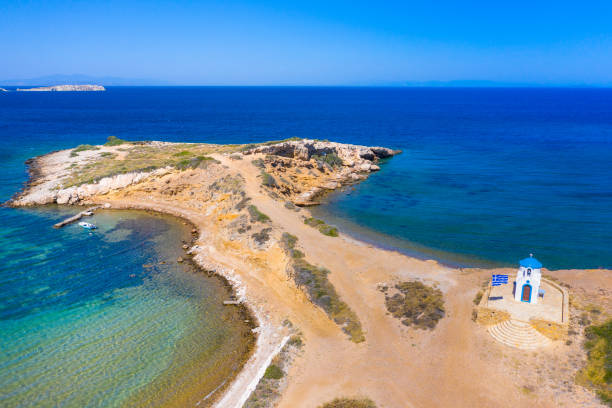 Tourkomnima beach on Lipsi island, Greece