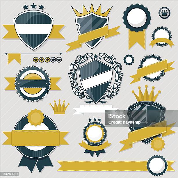 Label Emblems Emblem Labels Vector Stock Illustration - Download Image Now - Award ...