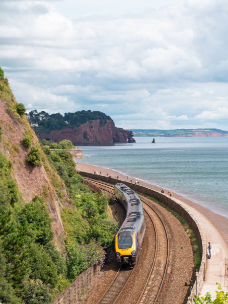istock Seaside railway on the English coast 1742850394