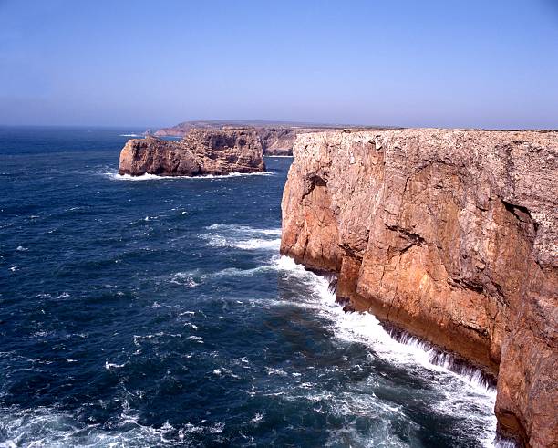 istock Cliffs and sea, Cape St. Vincent, Portugal. 174286507
