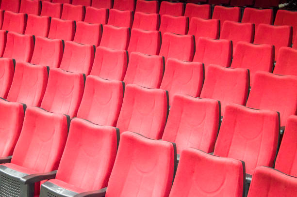 istock Rows Of Empty Seats In a Theater 1742871484
