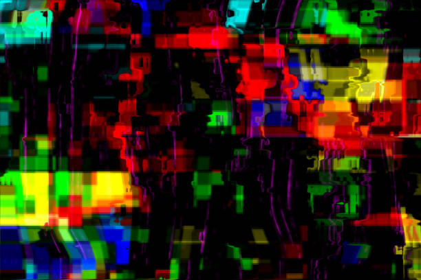 istock TV noise and glitches. Lost signal 1742880717
