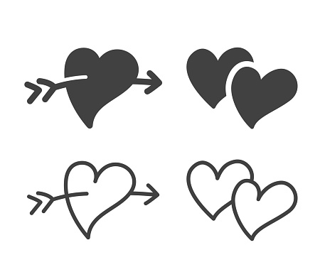 Hand Drawing Heart - Illustration Icons