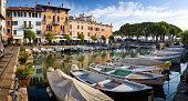 Holidays in Italy - old harbour Porto Vecchio in Desenzano del Garda