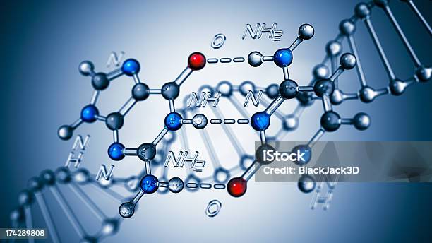 Base Pairing Of Dna Stock Photo - Download Image Now - Glass - Material, Molecule, Abstract