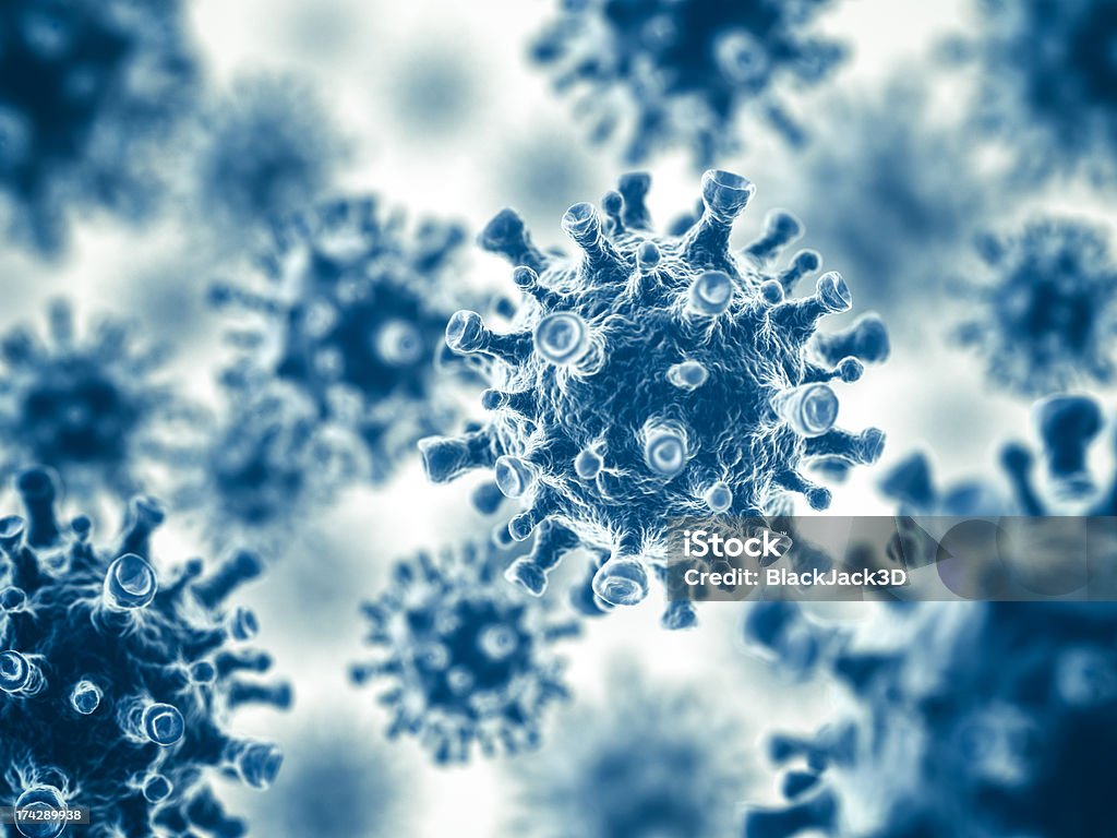 Cellules de Virus - Photo de Abstrait libre de droits