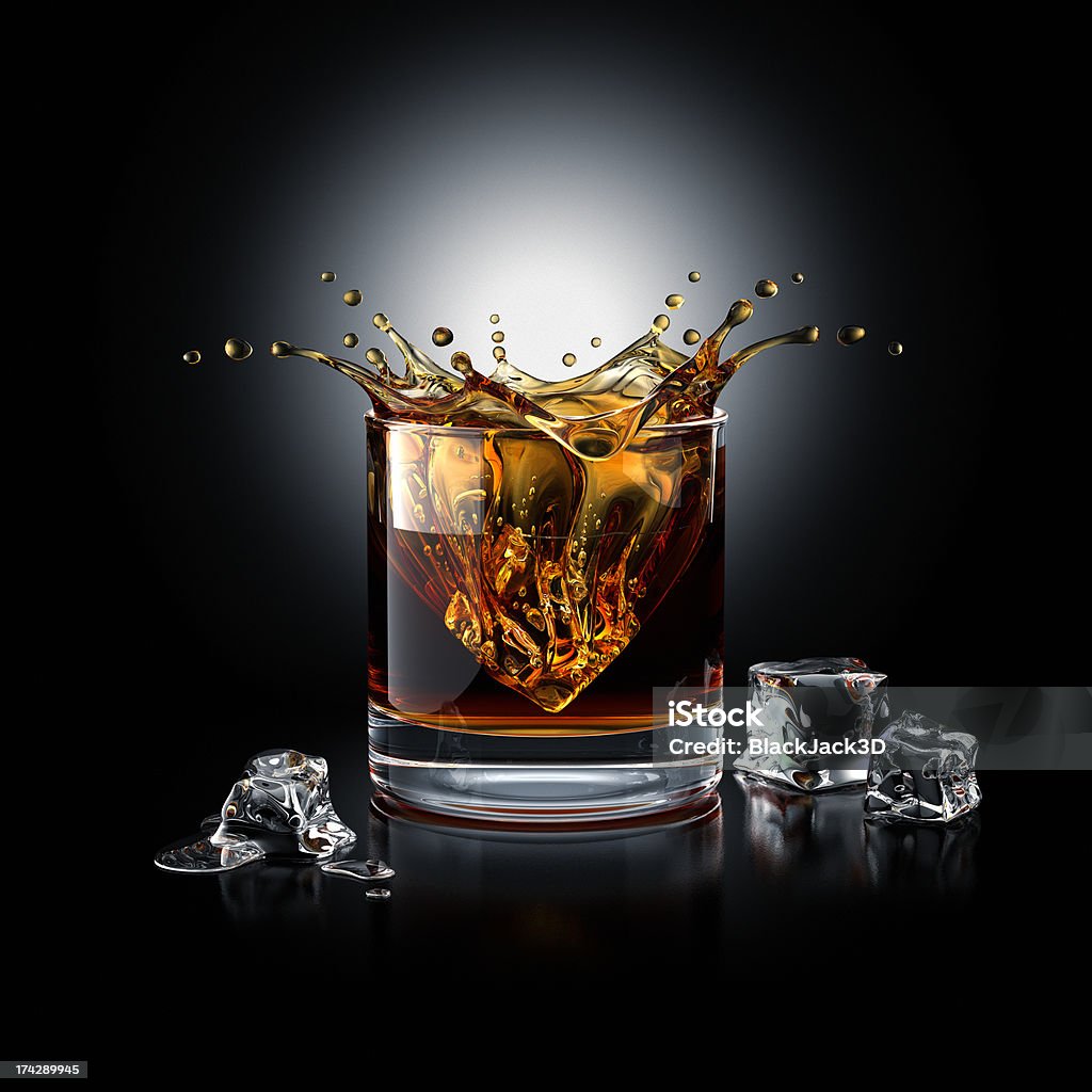 Whisky Splash - Photo de Whisky libre de droits