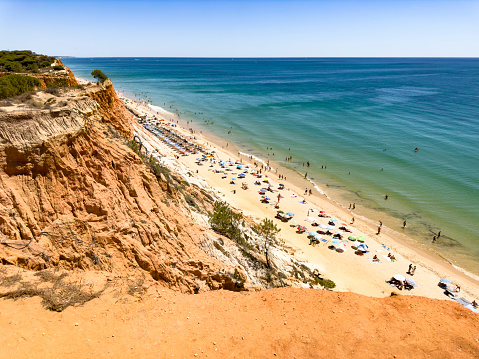 Falésia Beach in Algarve, Portugal