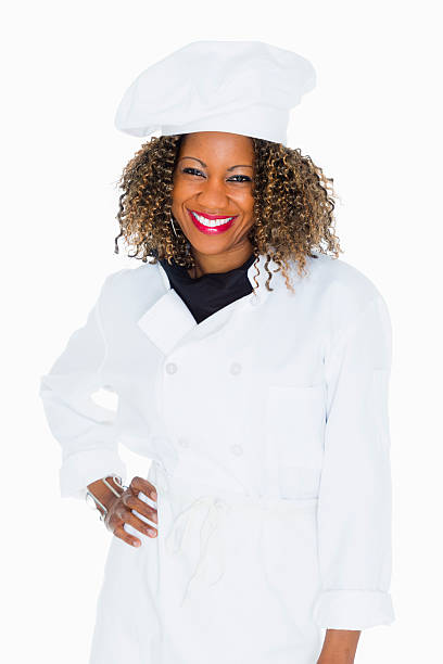 istock Woman Chef Isolated on White 174291928