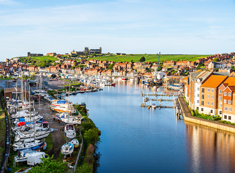 Seaside town of Whitby, Yorkshire, United Kingdom.
