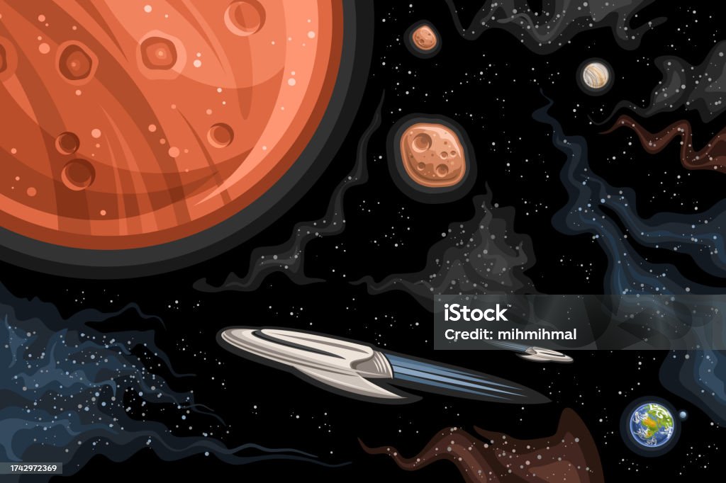 Vector Space Chart Stock Illustration Download Image Now Aerospace