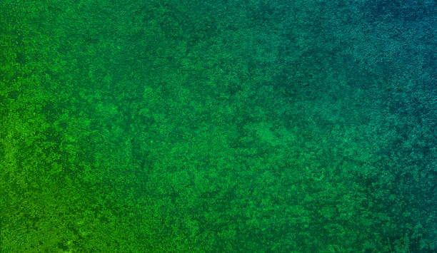 istock abstract gradient green and blue color wall with rust texture, rusted and oxidized metal background. close up view of green metal iron panel used as background with blank space for design. 1742981491