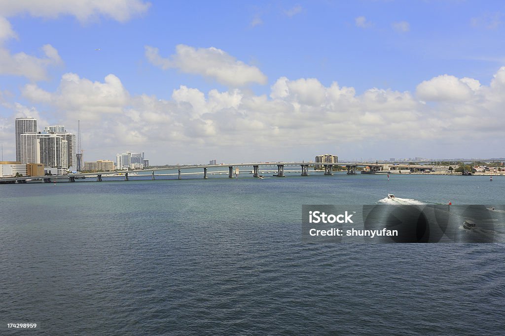 Florida: Miami port of miami at Florida. Apartment Stock Photo