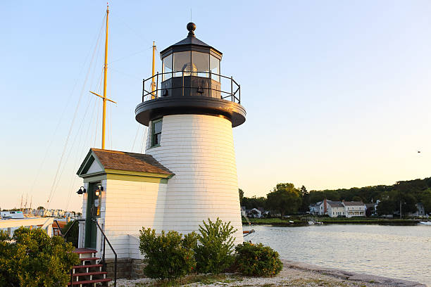 коннектикут: мистик seaport - mystic connecticut nobody new england стоковые фото и изображения