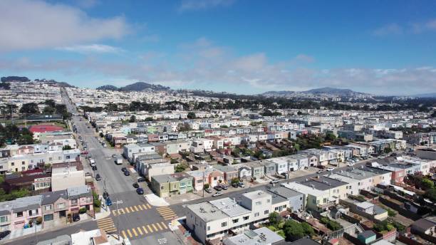 istock Drone View of Scenic Ocean Beach in San Francisco, CA 1743030116