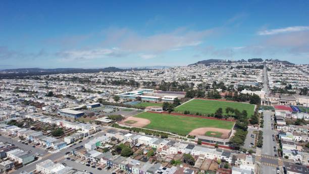 Drone View of Scenic Ocean Beach in San Francisco, CA