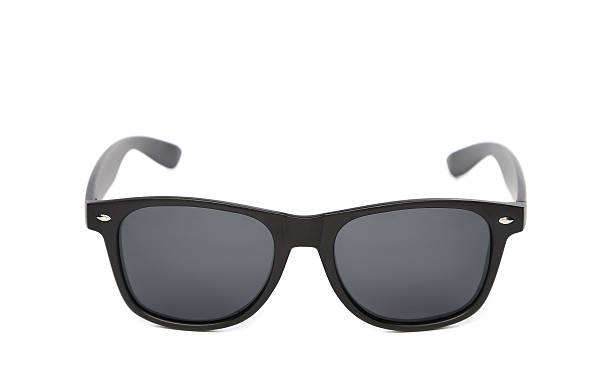 istock Image of black sunglasses isolated on white background 174307654