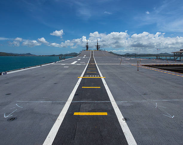 istock Runway on an Aircraft Carrier 174310841