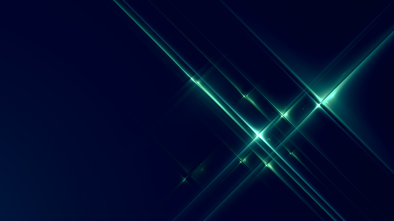 Digitally generated fractal-based abstract background contains X letter like light effects