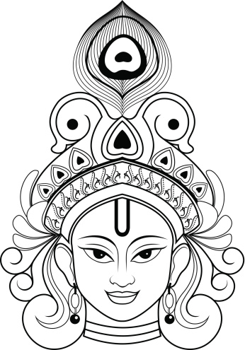 Krishna Stock Illustration - Download Image Now - Krishna, Vector ...