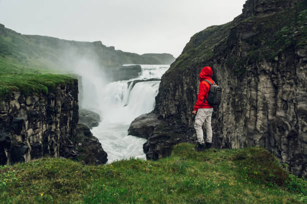 istock An explorer visiting wild nature of Iceland. 1743132953